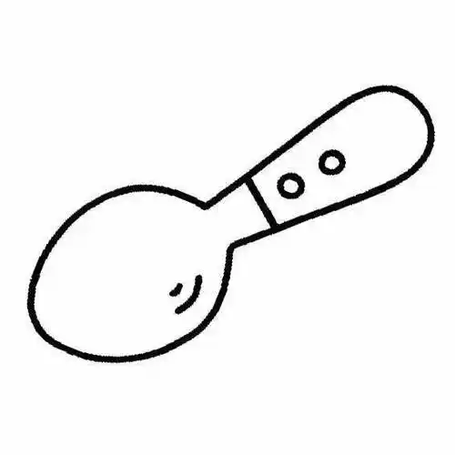 汤勺简笔画勺子简笔画
