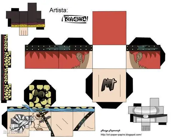 方块人简单折纸