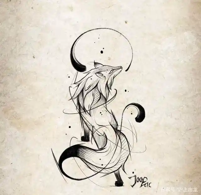 30张速写小纹身图案手稿