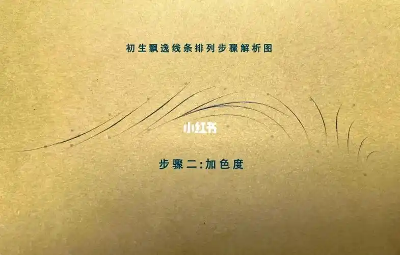 手工野生线条眉排线教程分享