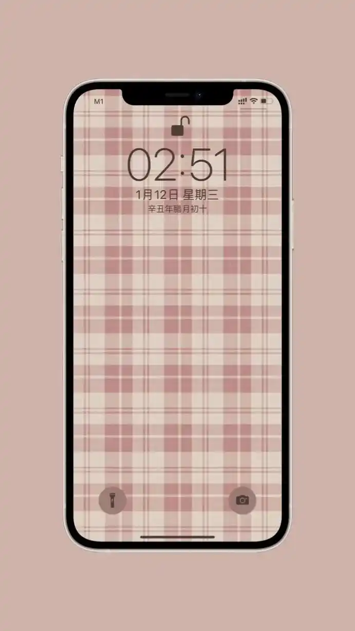"格子纹理是少女的心事吗09"#手机壁纸 #格柄 #锁屏壁纸 - 抖音
