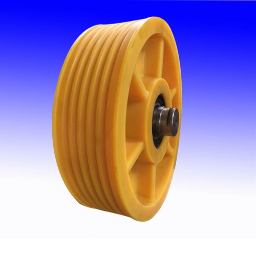 电梯尼龙轮导向轮滑轮电梯轮子轿顶对重反返绳轮日立通力东芝蒂森