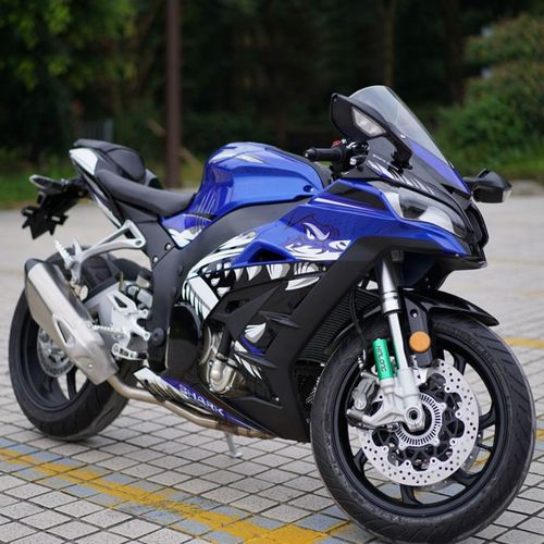 华鹰500cc双缸水冷摩托车跑车街车大牛国四电喷蛟龙整车可上牌