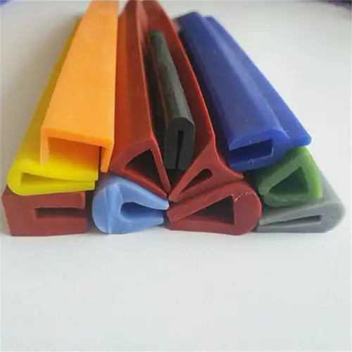 光胜公司u型硅橡胶条彩色硅胶耐高温密封条1510厂家可定制