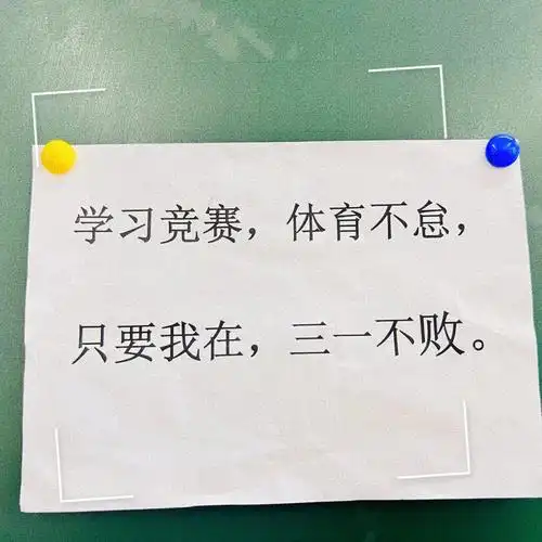 响亮的口号98 增加孩子们的士气 编了两段 在开幕式上整齐的步伐配