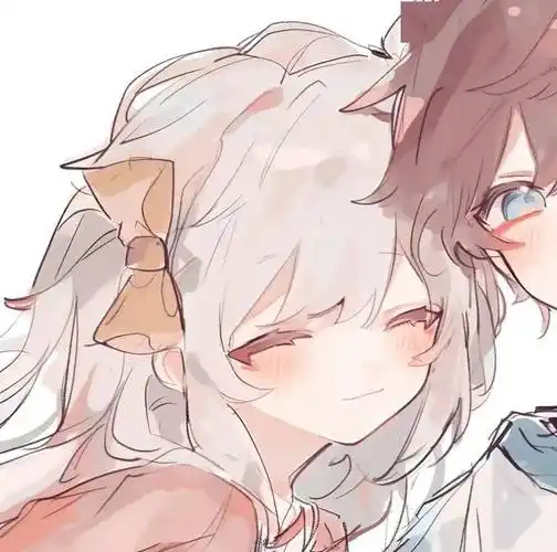 情侣头像丨人总要记得些美好来支撑这漫漫一生