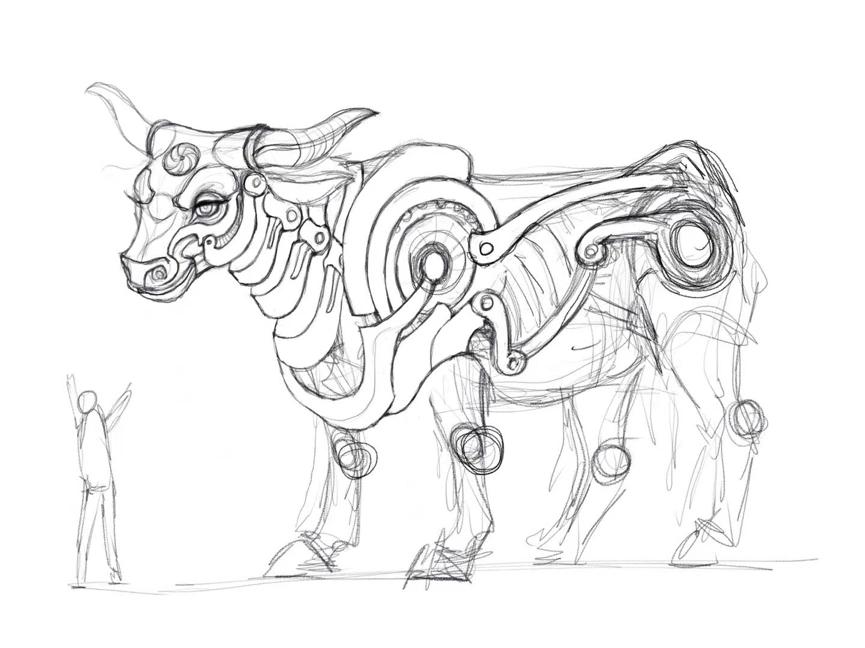 肖迪《金色巨牛》登陆央视春晚 为中国机械装置艺术播撒种子