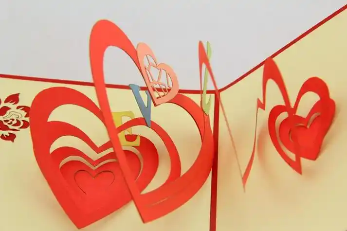 用a4纸做出一个立体爱心贺卡用a4纸做贺卡