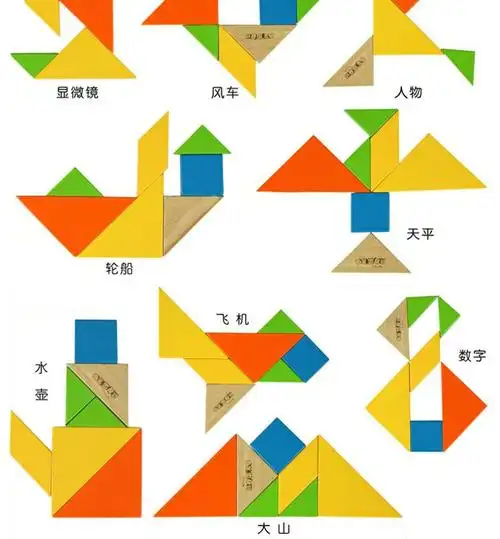 用七巧板可以组成什么图形?(求图案,画出来照上照片也可以)