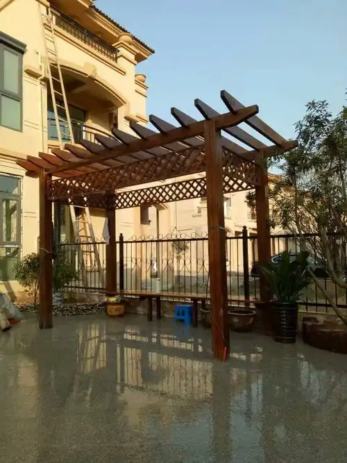 木制 水泥葡萄架 花架 六角亭厂家直销 葡萄架水泥立柱 可定制