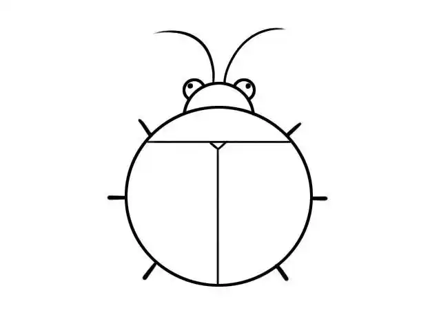 虫子简笔画