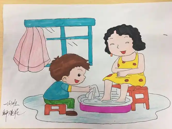 "敬老爱老,扬中华美德"——坂中中心小学开展"孝亲敬老"活动