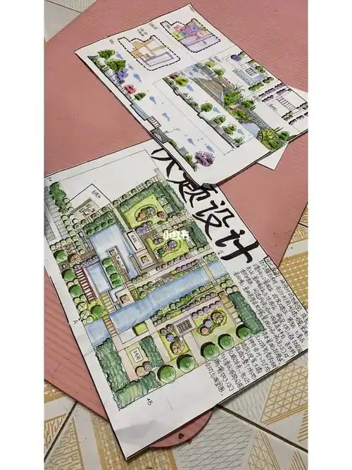 景观快题设计画画