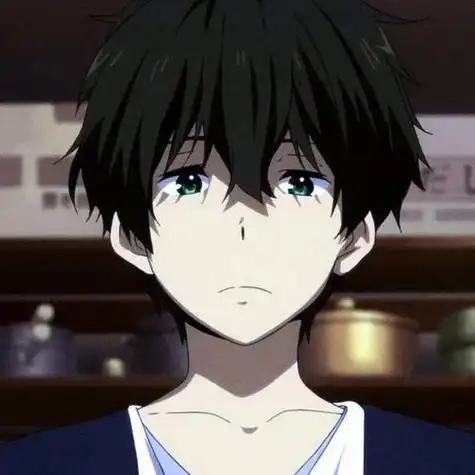 头像动漫男生挡脸