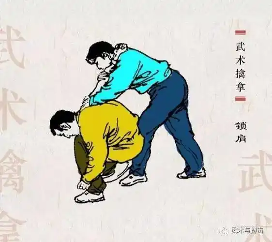 简单实用擒拿术:拿头颈,拿腰,拿肩