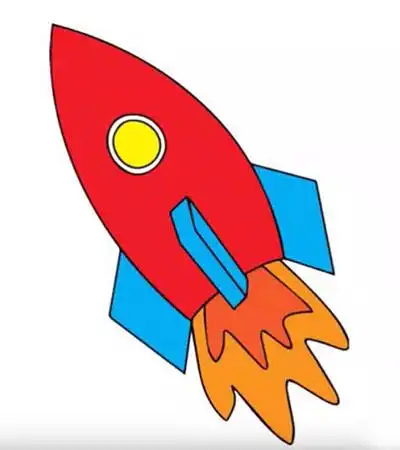 标签关键词:儿童画运载火箭