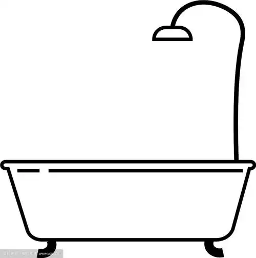 浴缸里的图标