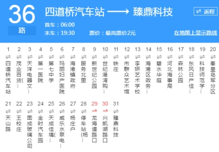 秦皇岛市36路公交车可直达秦皇岛市第八中学,并不需要转车; 公交线路