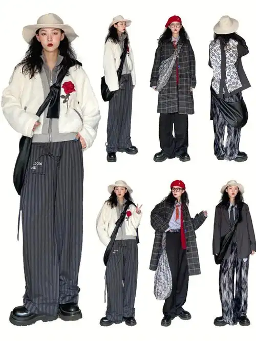 ootd复古日常穿搭女生日系休闲初秋搭配