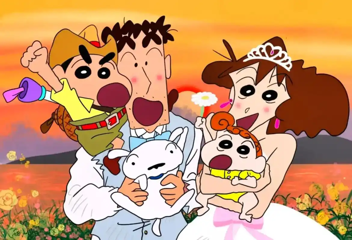 蜡笔小新#小葵#动感超人#高清壁纸#可爱一家人 喜欢可私 - 抖音