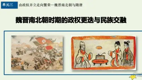 2022届高三高考历史一轮复习魏晋南北朝时期的政权更迭与民族交融合