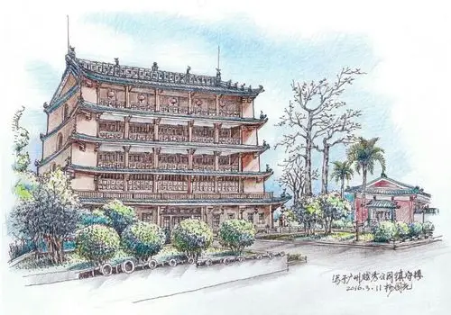 2,广州越秀公园"镇海楼"