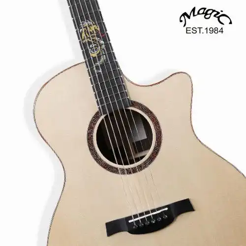 大树音乐magic麦杰克手工全单民谣木吉吉他龙琴吉他民谣吉他