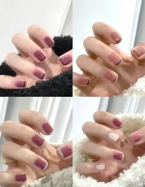 冬日美甲9799‖红色系blingbling7878