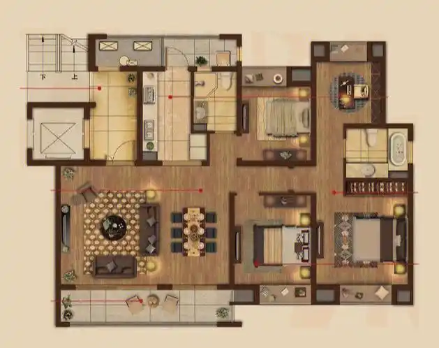户型图解析旺运生财的户型
