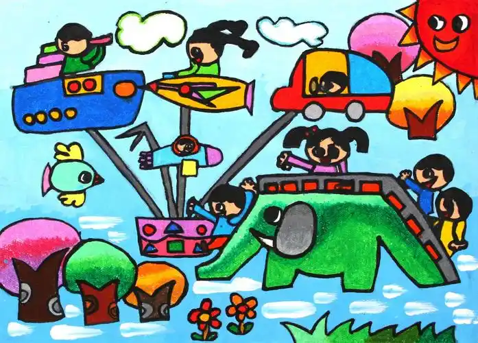 儿童画游乐园简笔画(第1页)有关游乐场图片简笔画的内容就分享到这里