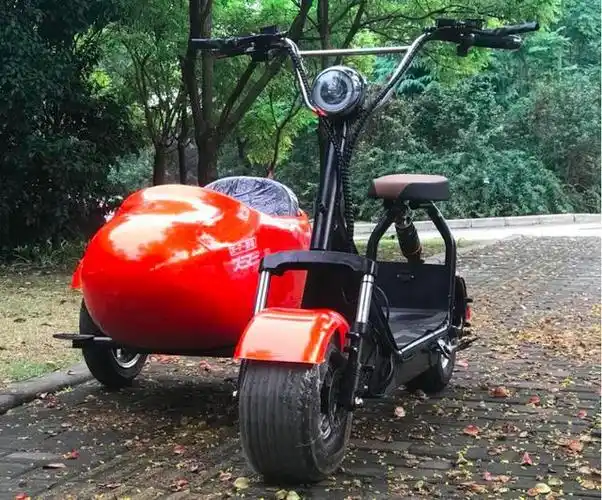 2款边三轮电动车来了外观酷炫续航远骑在路上很拉风