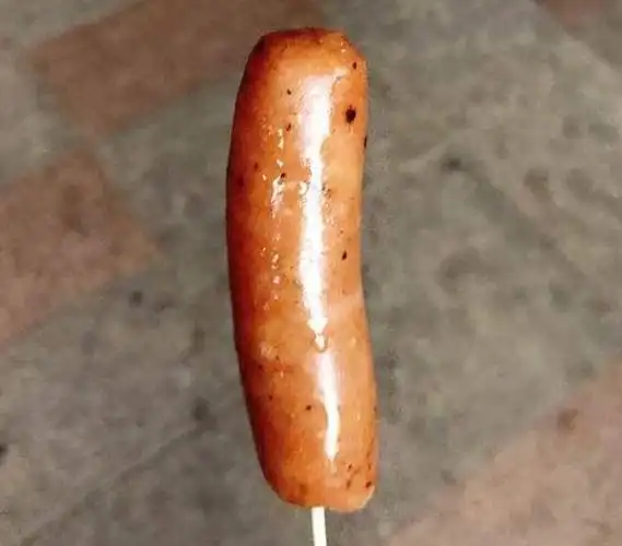 小摊2元一根的烤肠是用什么肉做出来的?看完你们就知道了