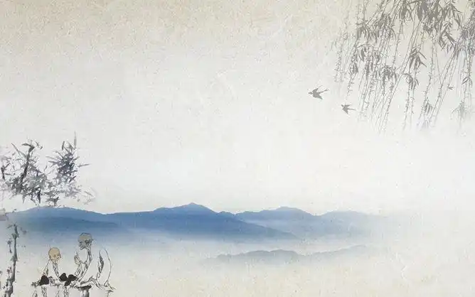 古韵禅意幻灯片背景图片