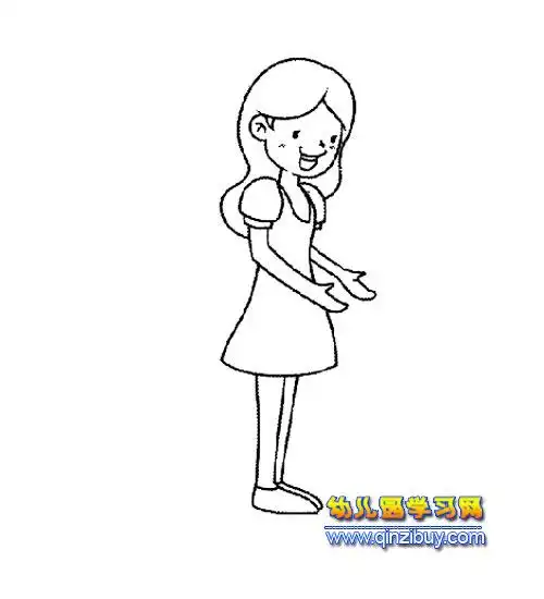 温柔的老式简笔画3