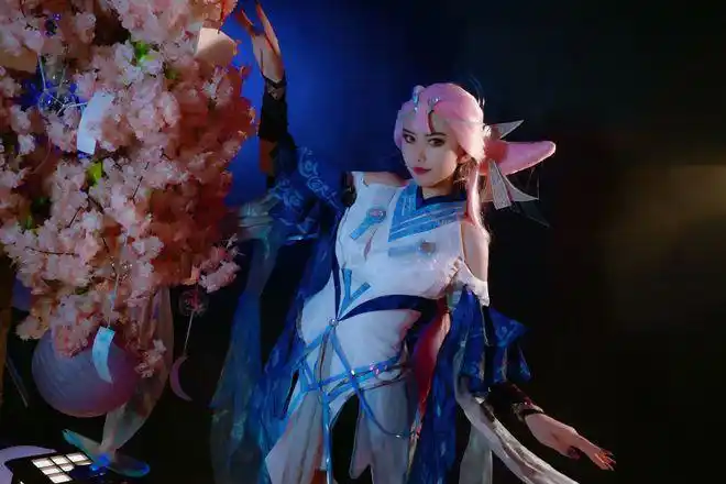 貂蝉猫影幻舞cosplay