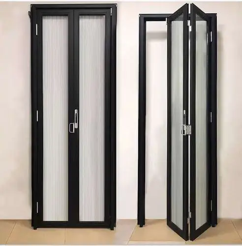 智家派铝合金卫生间折叠门厨房长虹玻璃吊轨门厕所家用简约隐形门下单