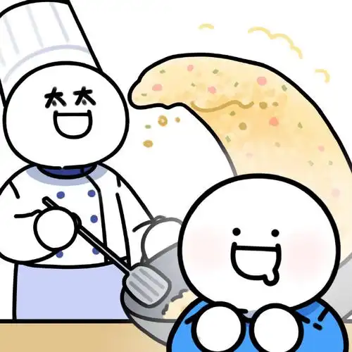 做饭表情包##cp##小蓝