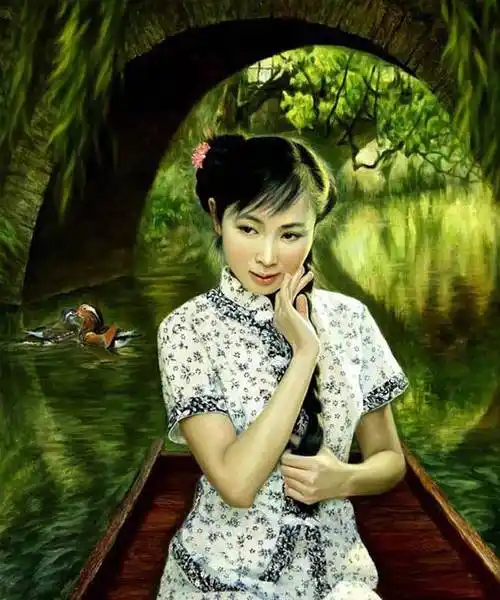 东方神女山鬼系列油画李壮平李勤东方神女山鬼系列油画作品集