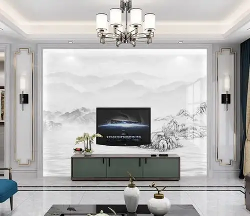 现代风格,轻奢风格,新中式风格石材大板电视背景墙,喜欢请咨询