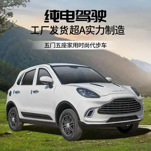 新能源电动四轮车老头乐代步车油电两用成人越野皮卡低速锂电汽车