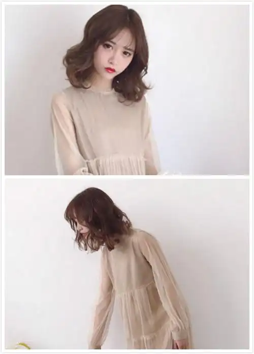 短发大卷发型气质女神夏天必备