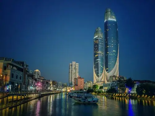 【华为p10por】厦门沙坡尾(双子塔) - 花粉随手拍夜景 花粉俱乐部