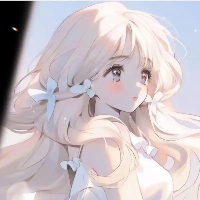 白月光头像#女生头像#动漫 - 抖音