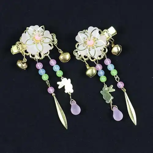 古风发簪夹子头饰古装发夹饰品汉服配饰饰边发饰