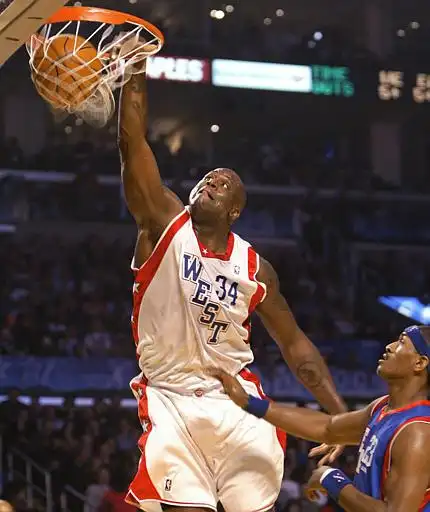 图文-全明星赛众星扣篮欣赏 奥尼尔重扣杀气逼人