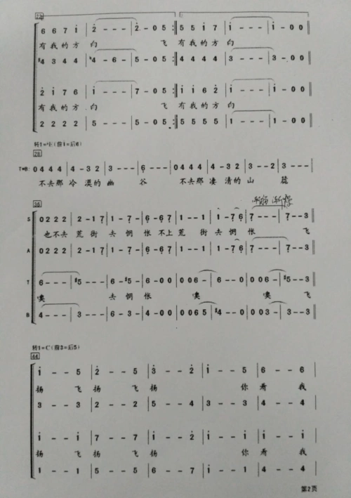 合唱谱-雪花的快乐