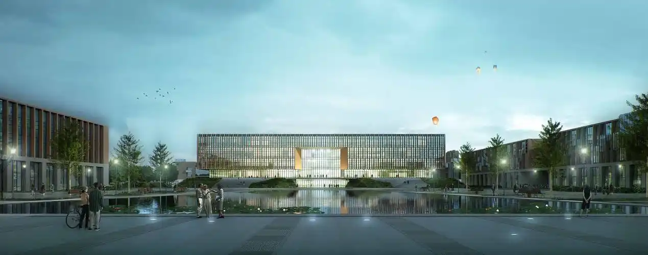 汇德广场效果图真知广场效果图图书馆效果图教学中心效果图大学生活动