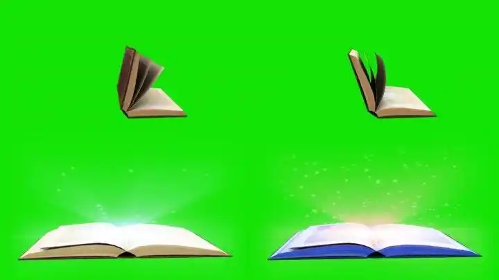 翻开的书_1280x720_高清视频素材下载(编号:1576340)_影视包装_vj师网
