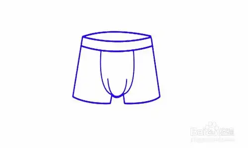 简笔画男士内裤怎么画?