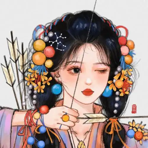 星座  #射手座  #射手座女  #寻找小红书绘画大神  #可爱头像